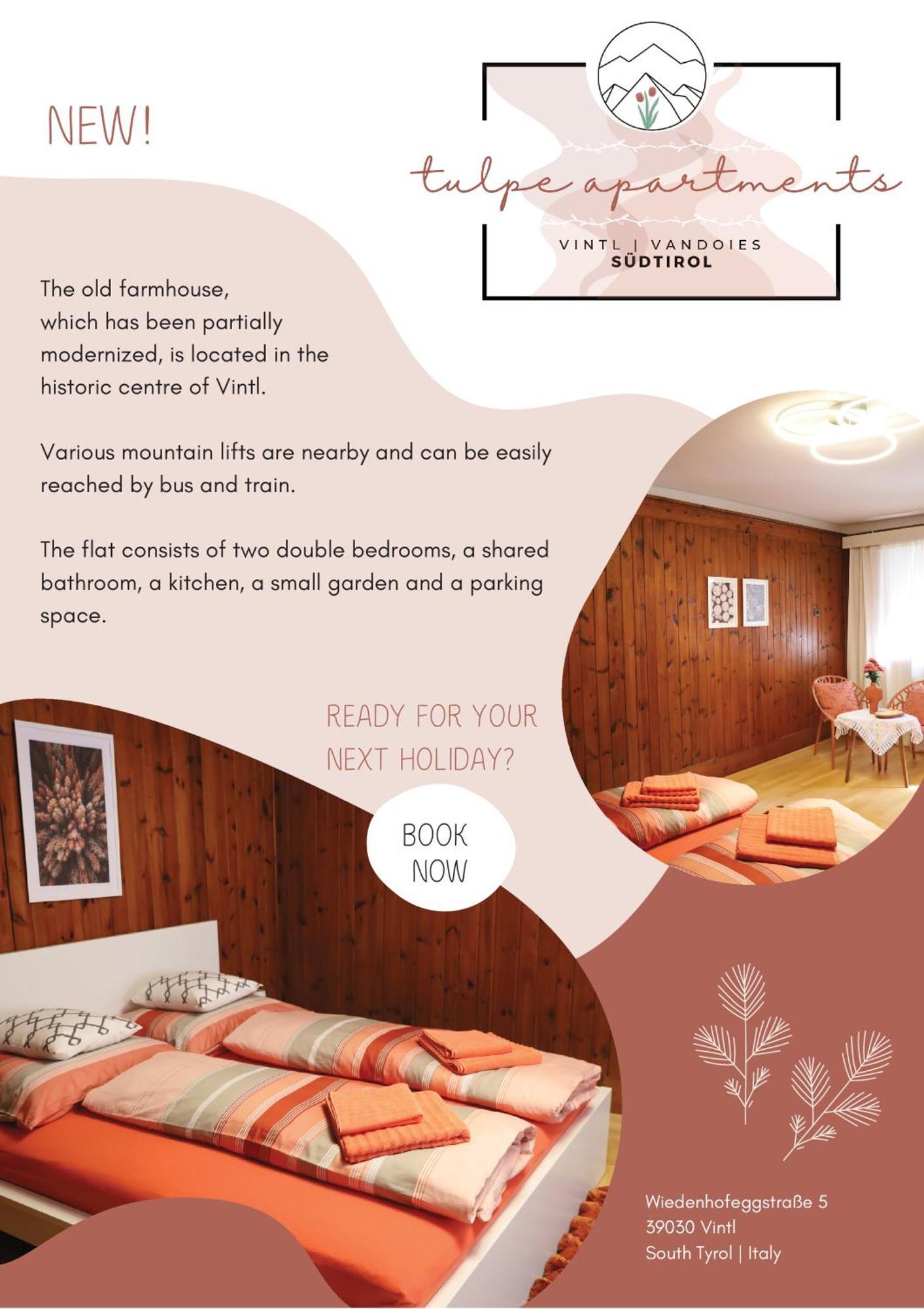 Tulpe Apartments Vandoies di Sotto  Dış mekan fotoğraf